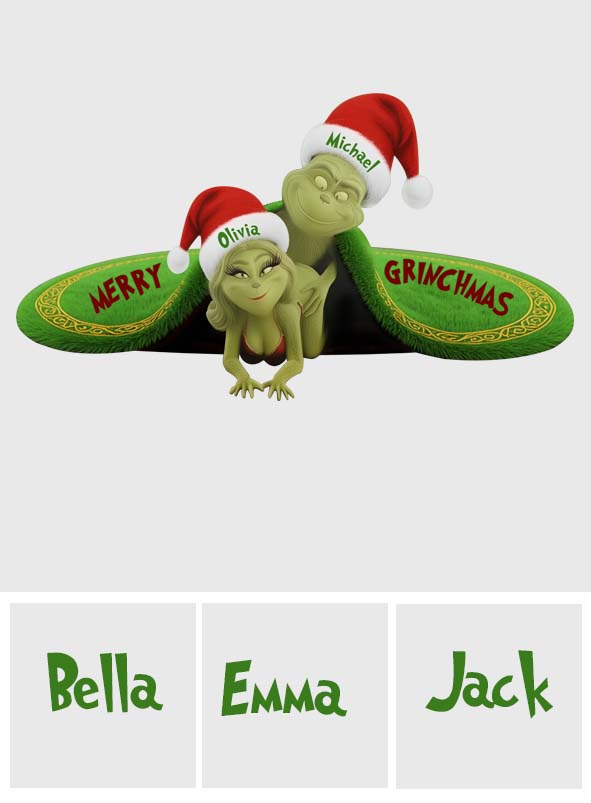 Funny Christmas Gift For Couple - Personalized Stole Christmas Non-Slip Tufted Rug