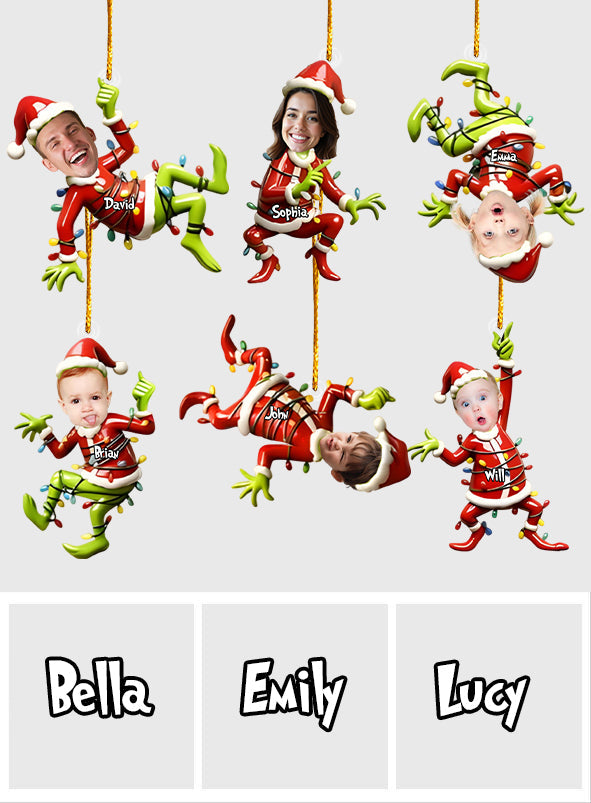 Notre Famille - Étole de Noël personnalisée et transparente