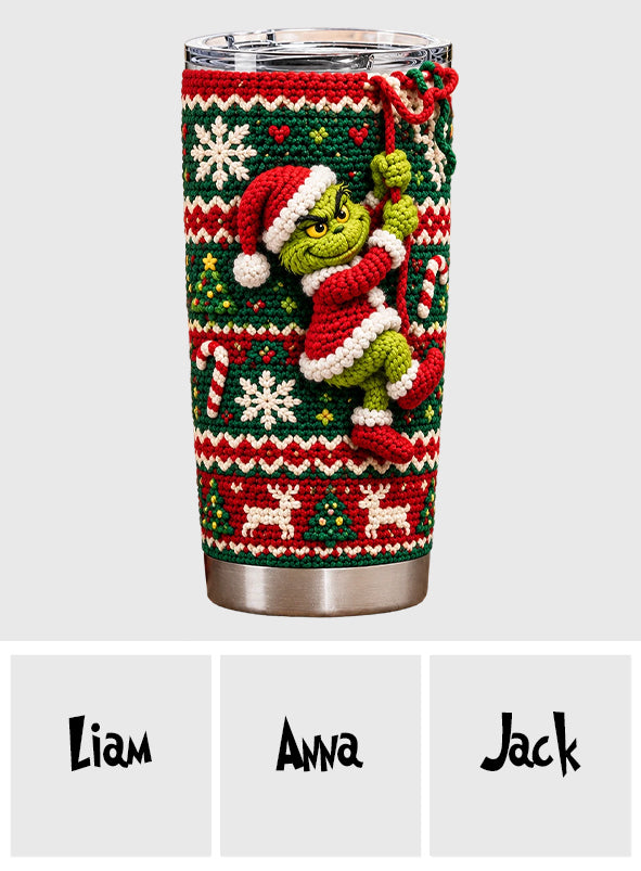 Merry Christmas - Personalized Stole Christmas Tumbler