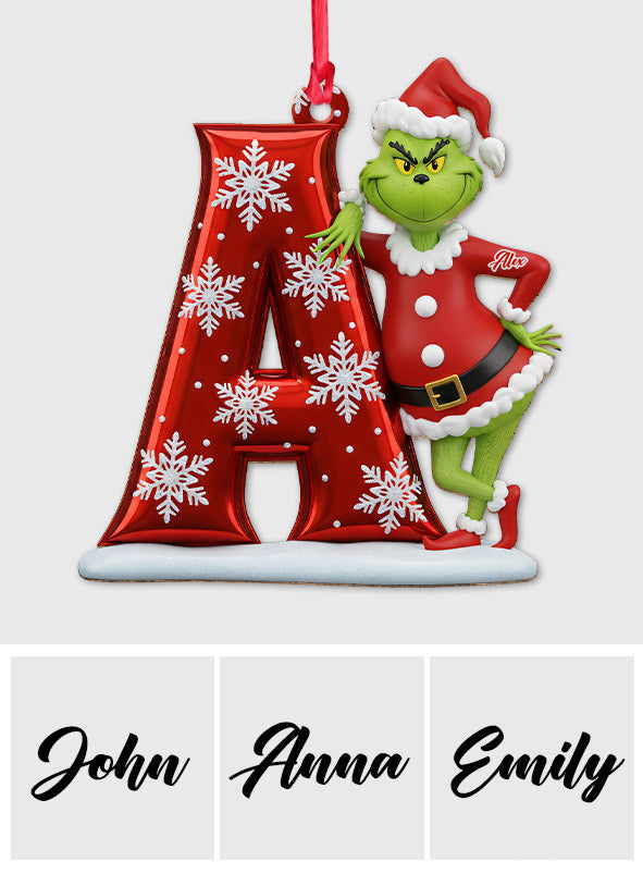 Joyeux Noël - Ornement de Noël personnalisé en forme d'étole