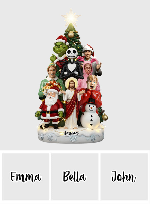 Merry Christmas - Personalized Stole Christmas Custom Shaped Acrylic Plaque