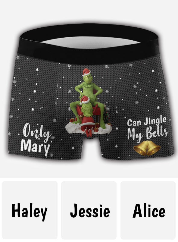 Boxers personnalisés pour couples de monstres rigolos