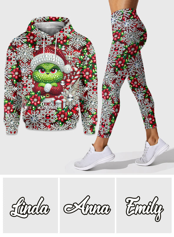 Merry Grinchmas - Personalized Stole Christmas Hoodie and Leggings