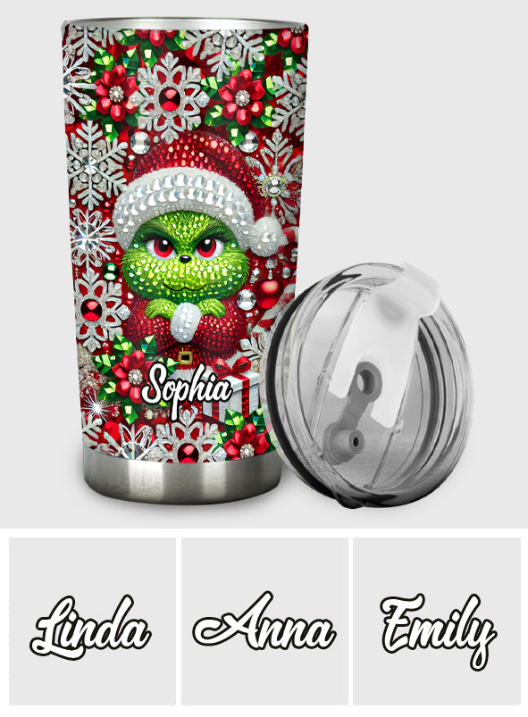 Merry Grinchmas - Personalized Stole Christmas Tumbler