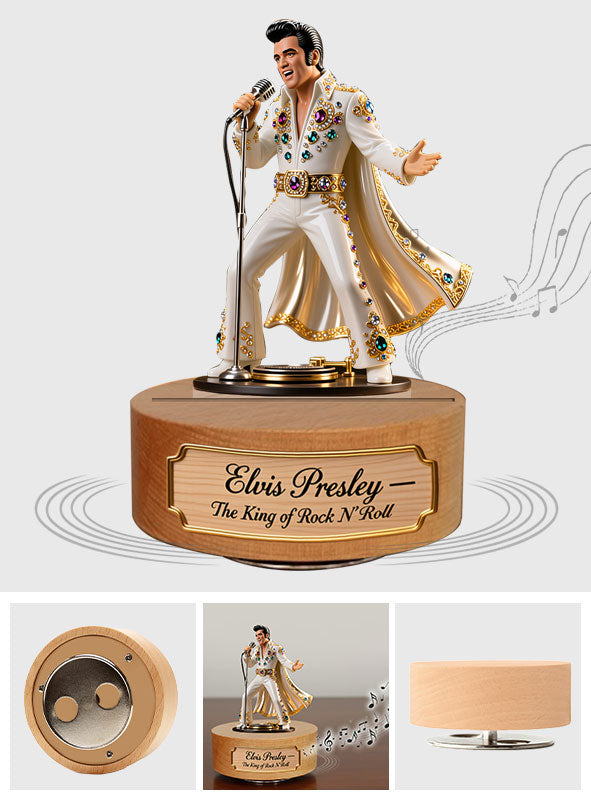 Can't Help Falling In Love - King of Rock and Roll Rotating Music Plaque