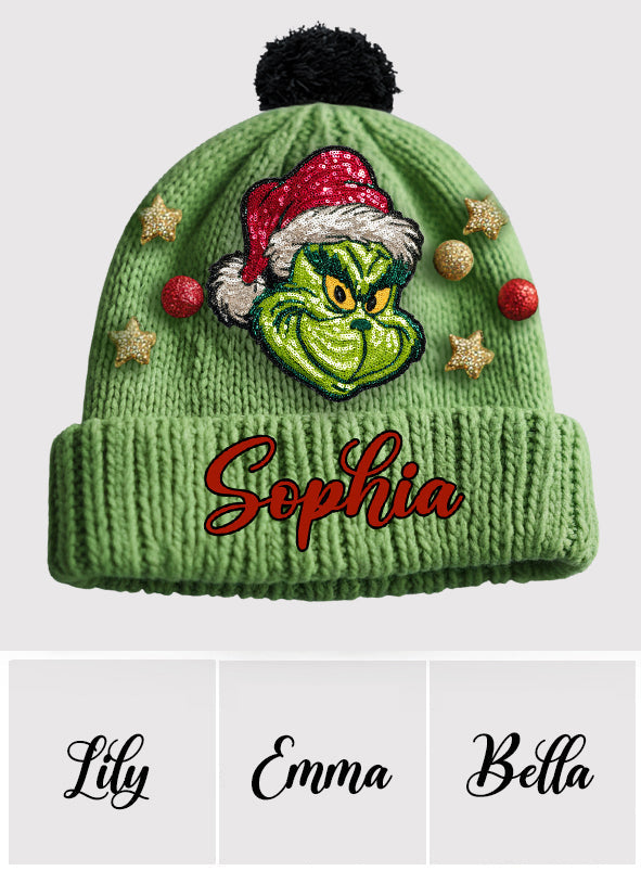 Ew People - Personalized Stole Christmas Beanie Hat