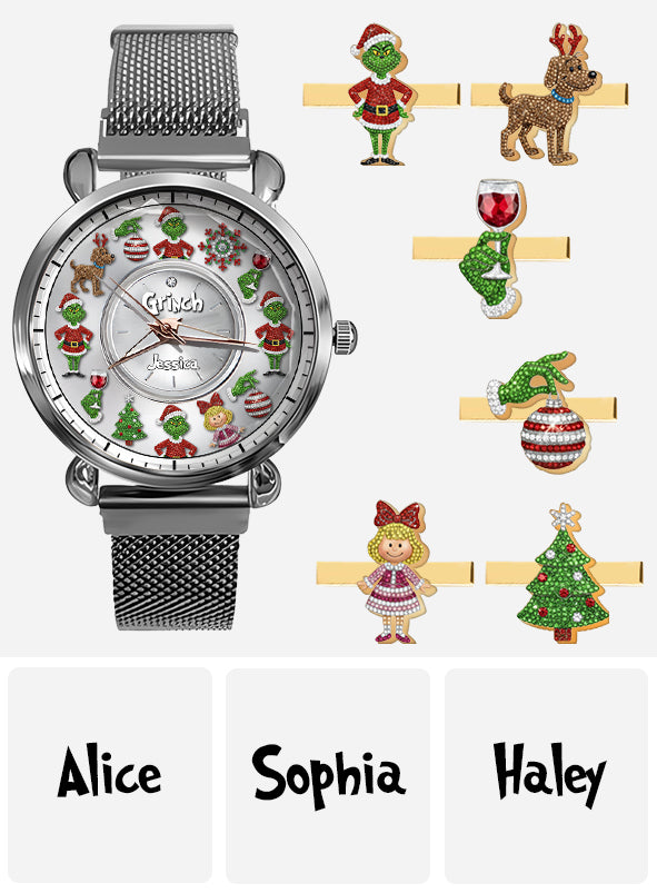 Merry Christmas - Personalized Stole Christmas Women Hand Watch