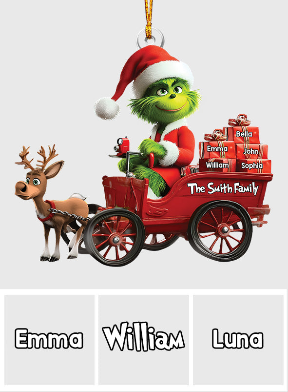 The One Who Stole Christmas - Personalized Stole Christmas Ornament