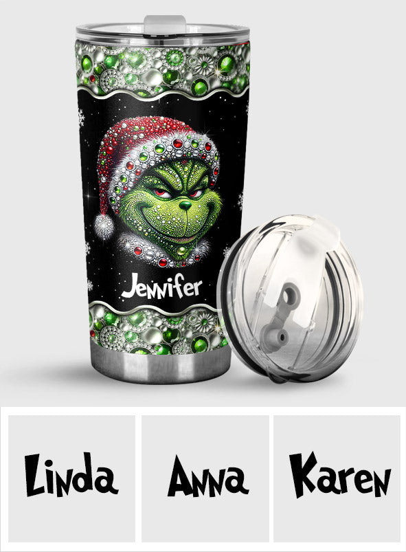 Merry Grinchmas - Personalized Stole Christmas Tumbler