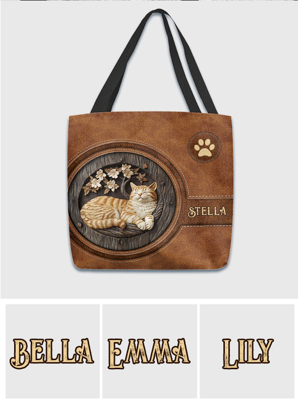 Sac fourre-tout personnalisé pour les amoureux des chats