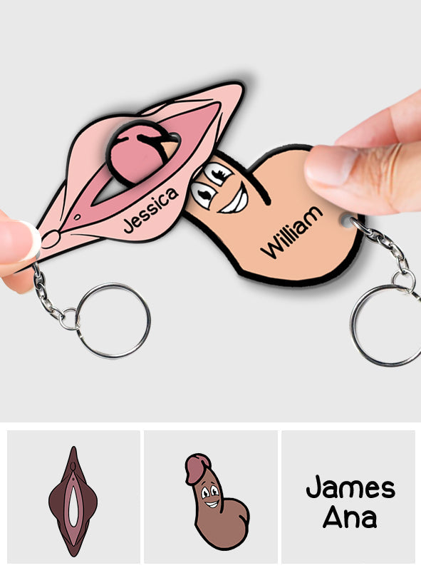 Couple Parfait - Porte-clés personnalisé pour couple