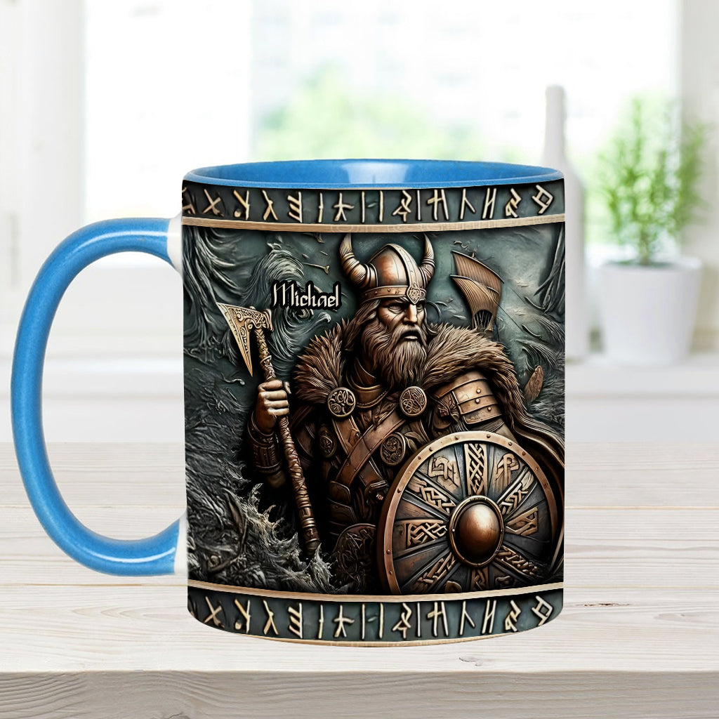 Mug personnalisé Viking Warrior - À l'effigie d'un guerrier viking
