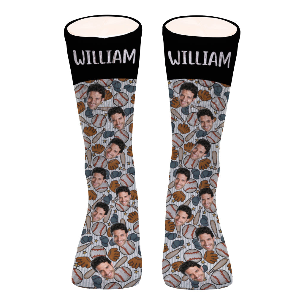 Rien de tel que chez soi - Chaussettes de baseball personnalisées