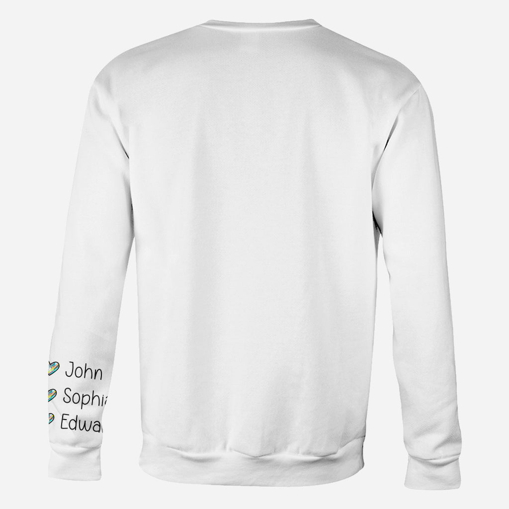 T-shirt personnalisé « J’aime mamie »