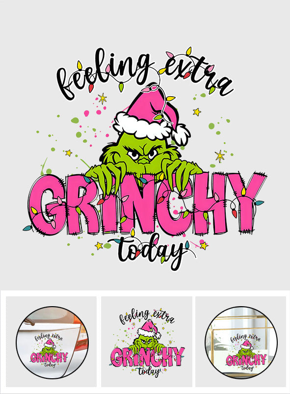 Je me sens particulièrement Grincheux - Autocollant complet « Noël volé »