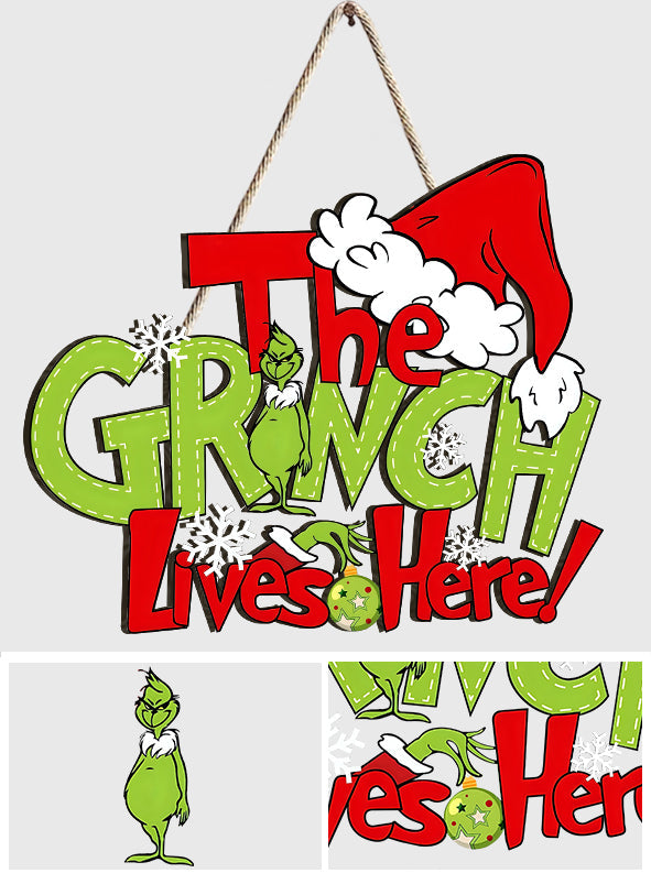 Vit ici - Panneau en bois personnalisé « Noël volé »