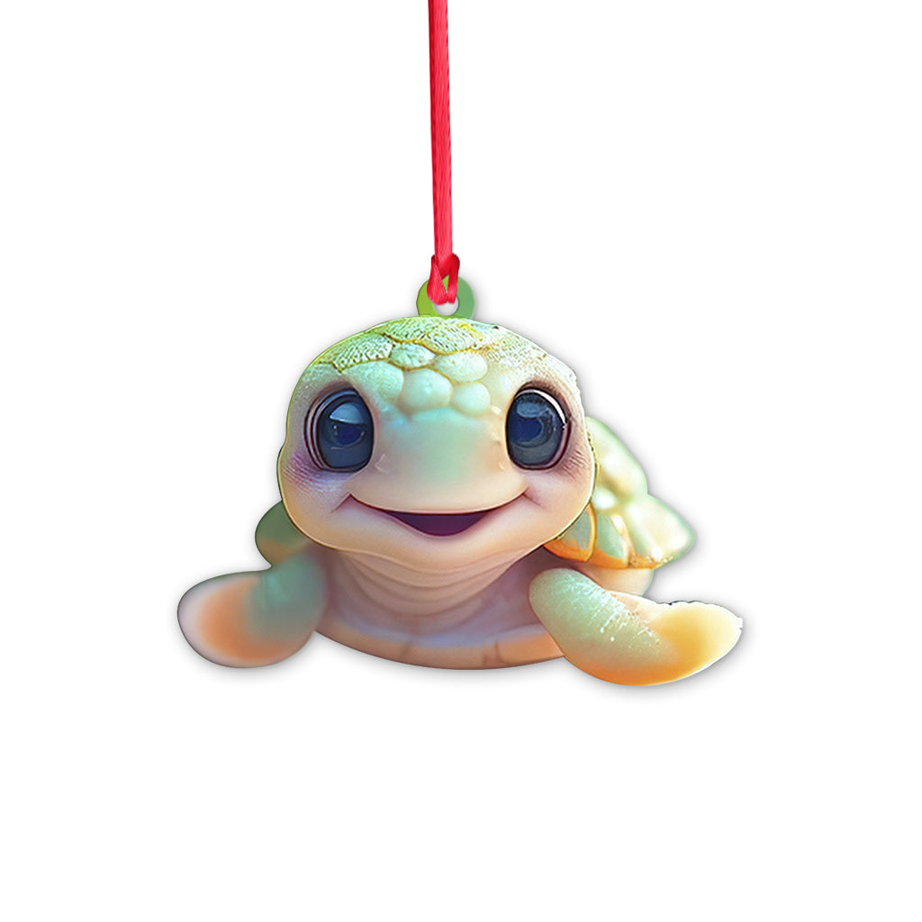 J'adore les tortues - Ornement tortue