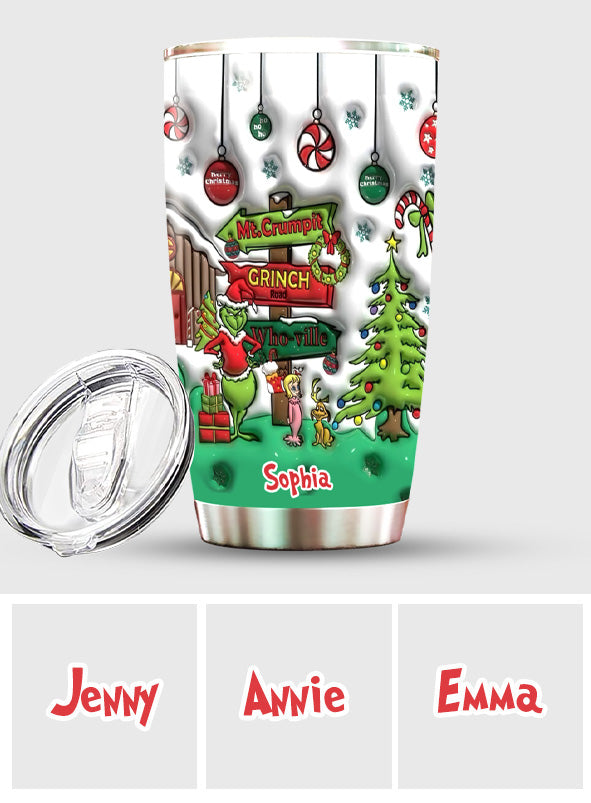Ho Ho Ho - Personalized Stole Christmas Tumbler