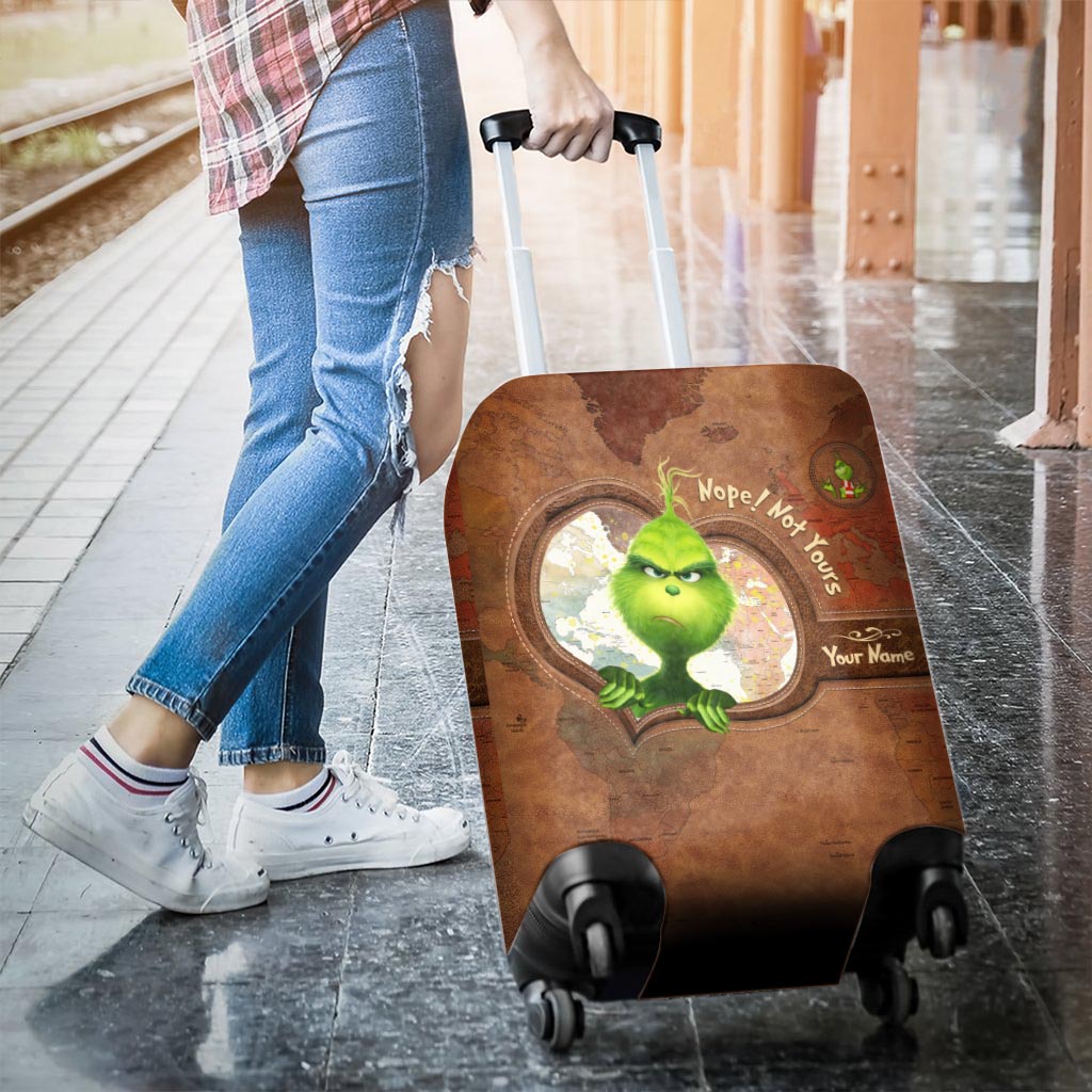 Non ! Pas la vôtre - Housse de valise personnalisée « Étole de Noël »