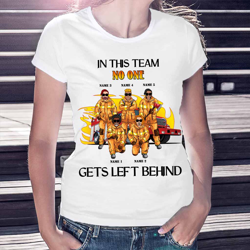 Personne n'est laissé pour compte - T-shirt et sweat à capuche personnalisés pour pompiers