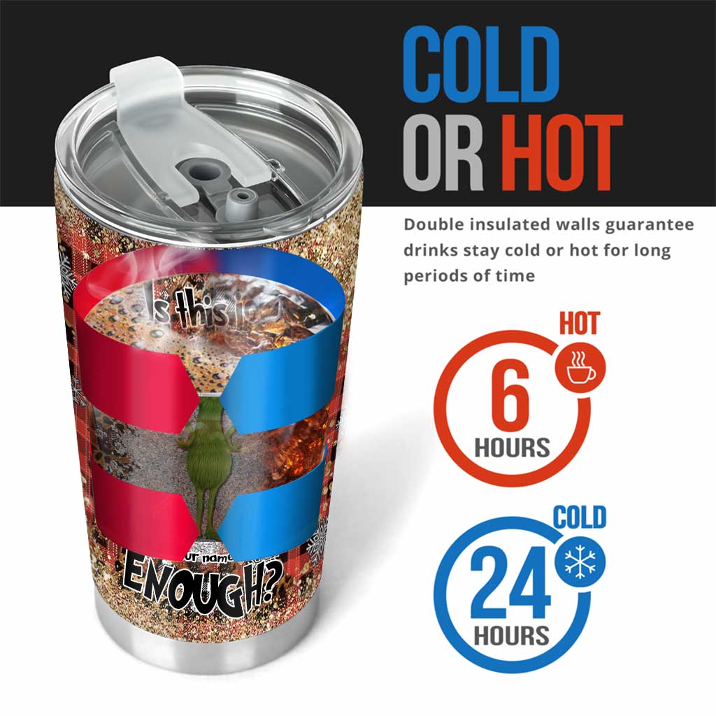 Est-ce assez joyeux ? - Étole de Noël personnalisée Gobelet de Noël