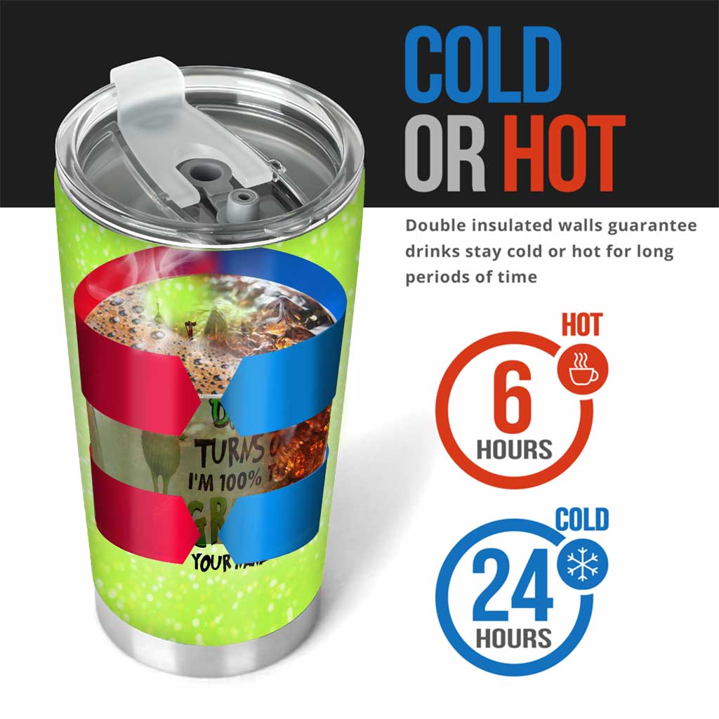 Je viens de faire un test ADN - Gobelet isotherme de Noël personnalisé