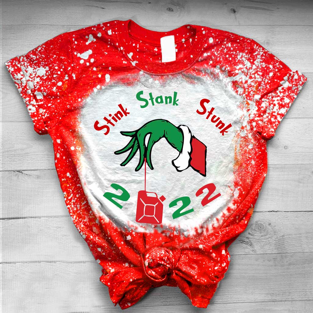 Stink Stank Stunk 2022 - Chemises délavées faites à la main pour Noël