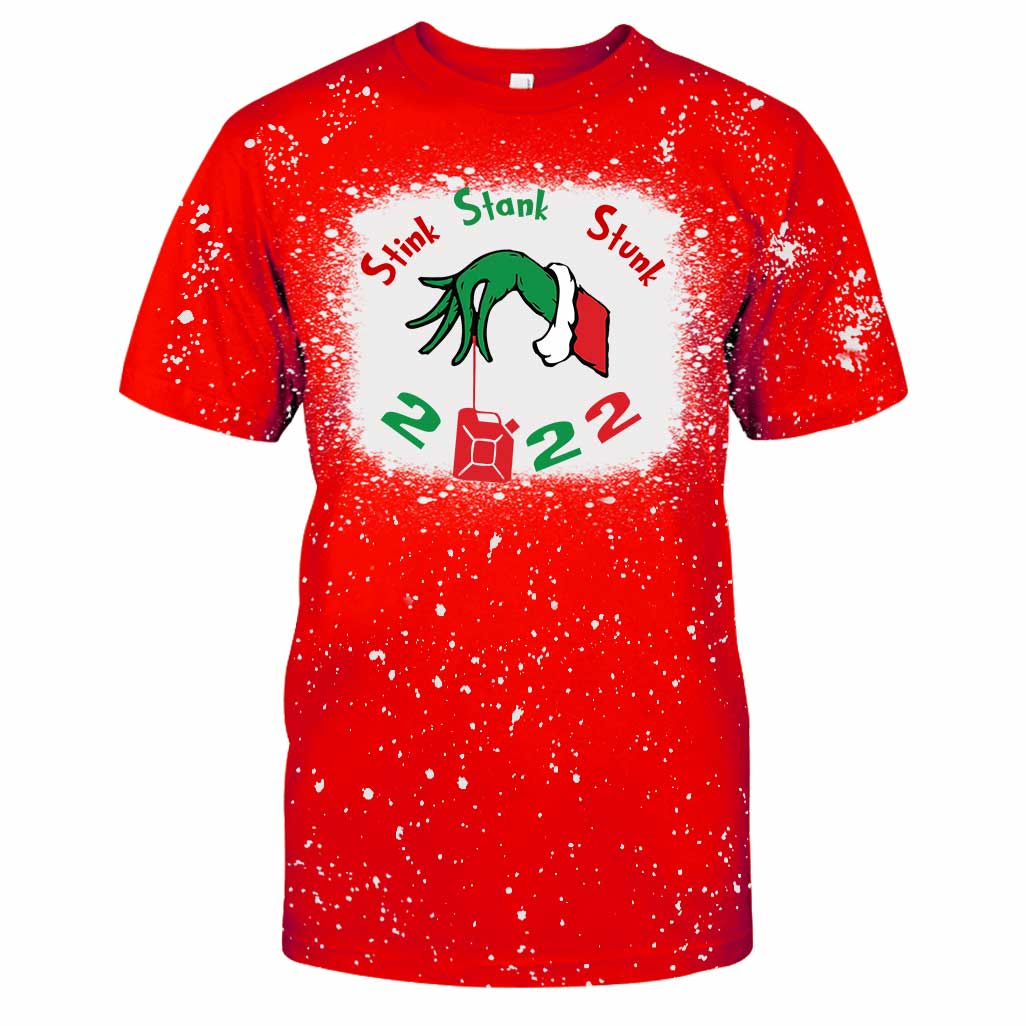 Stink Stank Stunk 2022 - Chemises délavées faites à la main pour Noël