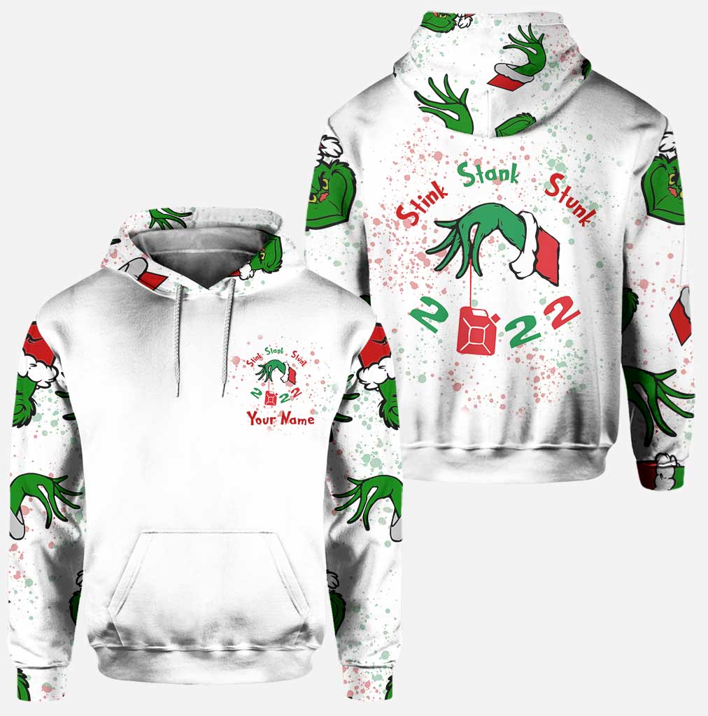 Stink Stank Stunk 2022 - Personalized Christmas Stole Christmas Hoodie and Leggings