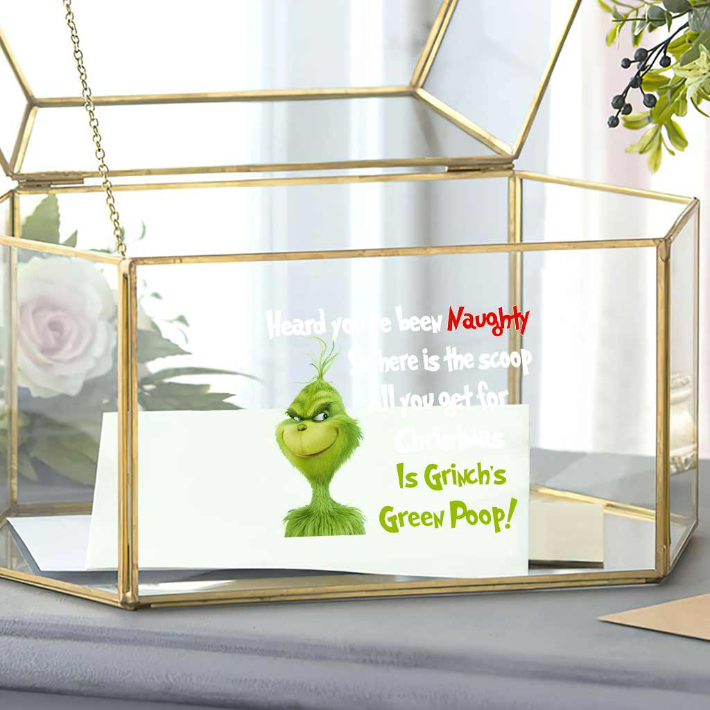 Décalcomanie complète « Caca vert - Noël volé »