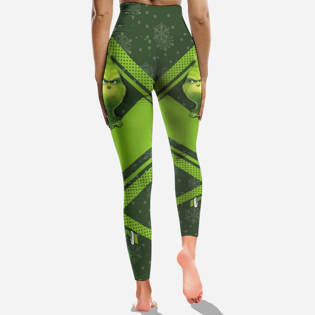 Joyeux Noël ! - Sweat à capuche et legging personnalisés avec étole de Noël