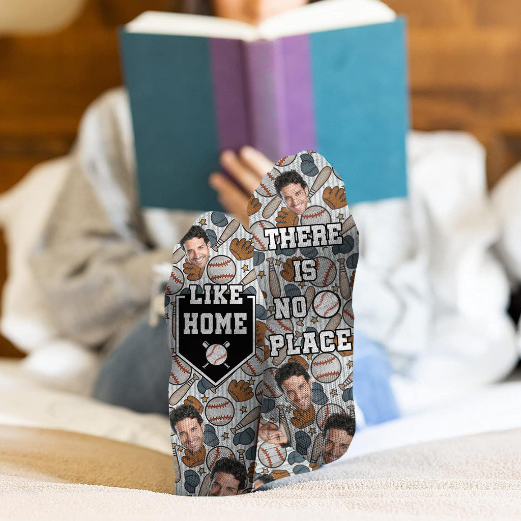 Rien de tel que chez soi - Chaussettes de baseball personnalisées