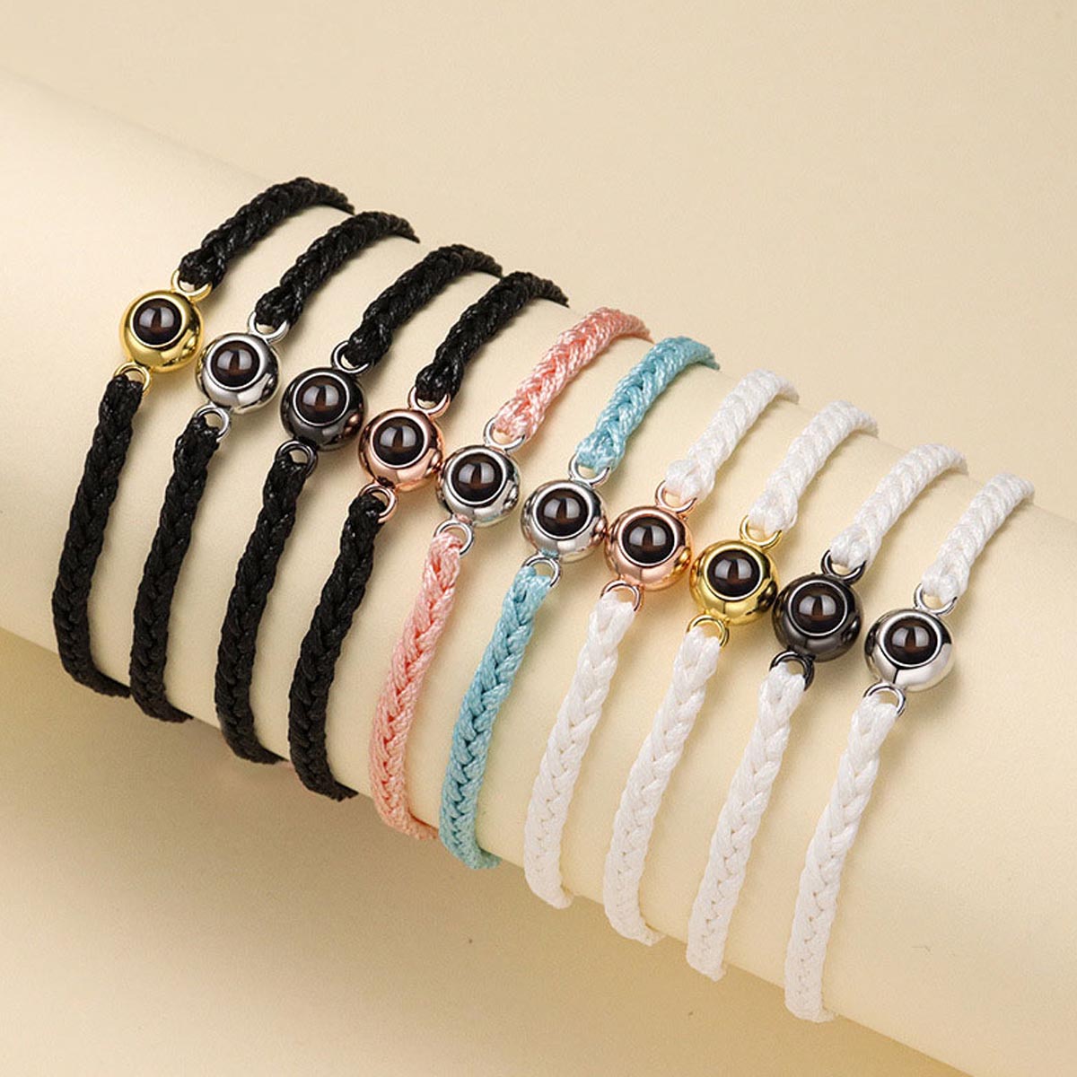 Ceux qu'on aime ne disparaissent jamais - Bracelet de projection personnalisé, cadeau commémoratif en cas de perte.