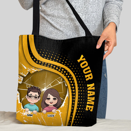 Meilleur papa du monde - Sac fourre-tout personnalisé pour papa