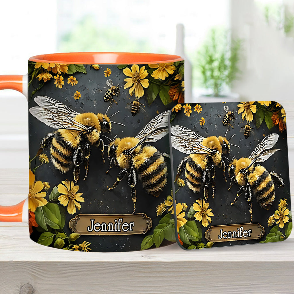 Bee Garden - Personalized Gardening Accent Mug