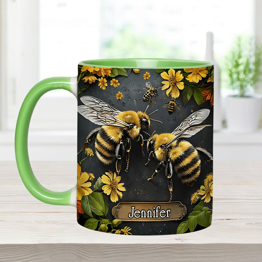 Bee Garden - Personalized Gardening Accent Mug