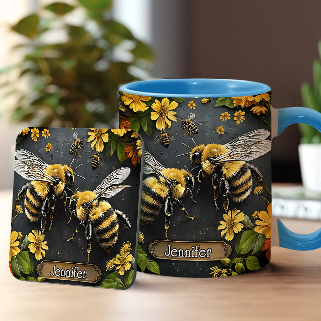 Bee Garden - Personalized Gardening Accent Mug