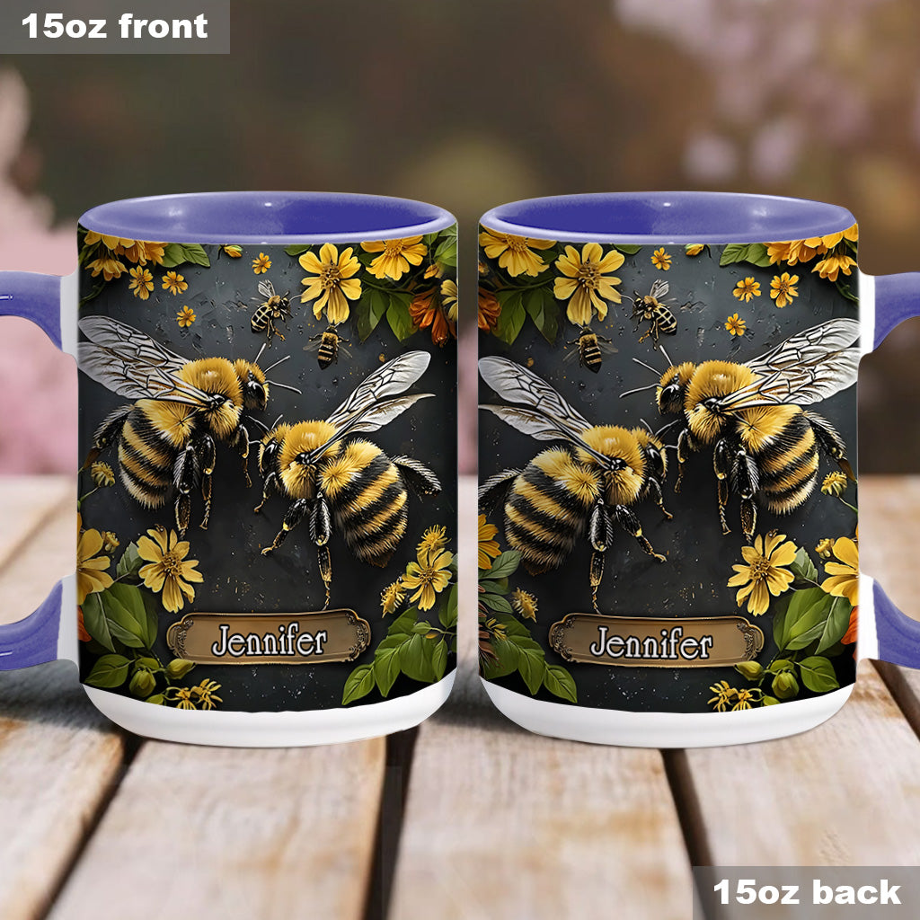 Bee Garden - Personalized Gardening Accent Mug