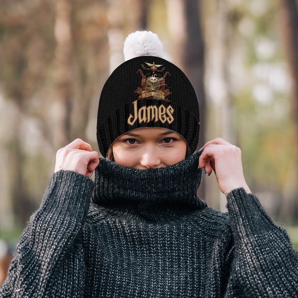 Livin' on a Nightmare Prayer - Personalized King of Rock and Roll Beanie Hat