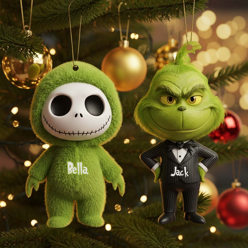 Christmas Friends Green Nightmare - Personalized Stole Christmas Ornament