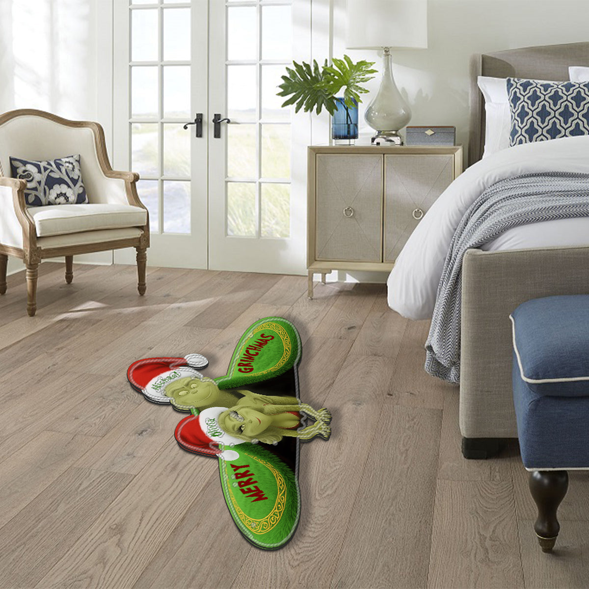 Funny Christmas Gift For Couple - Personalized Stole Christmas Non-Slip Tufted Rug