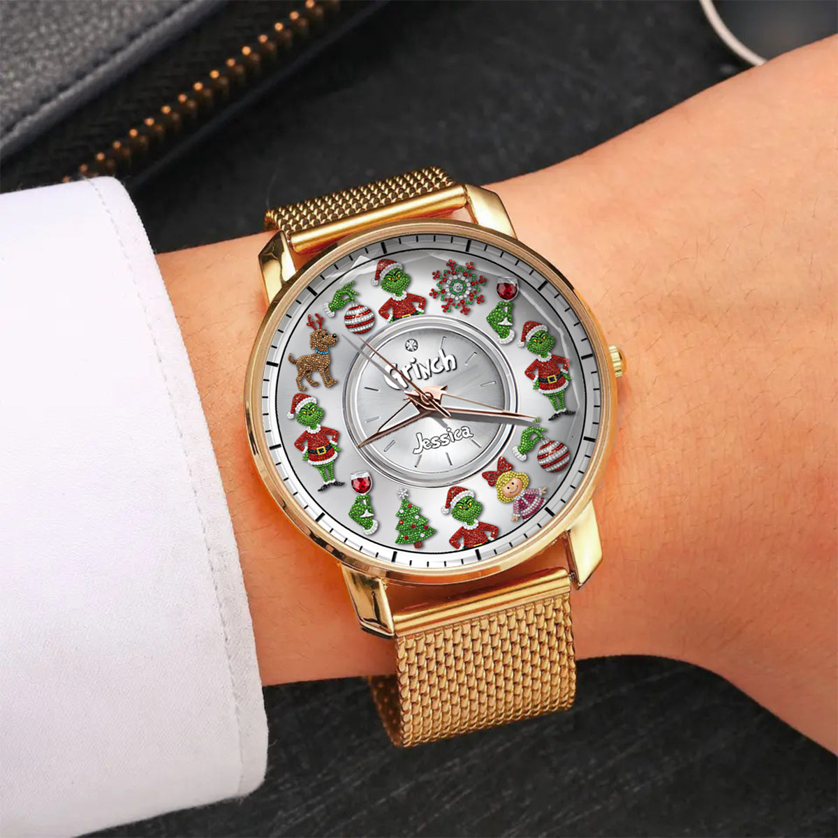 Merry Christmas - Personalized Stole Christmas Women Hand Watch