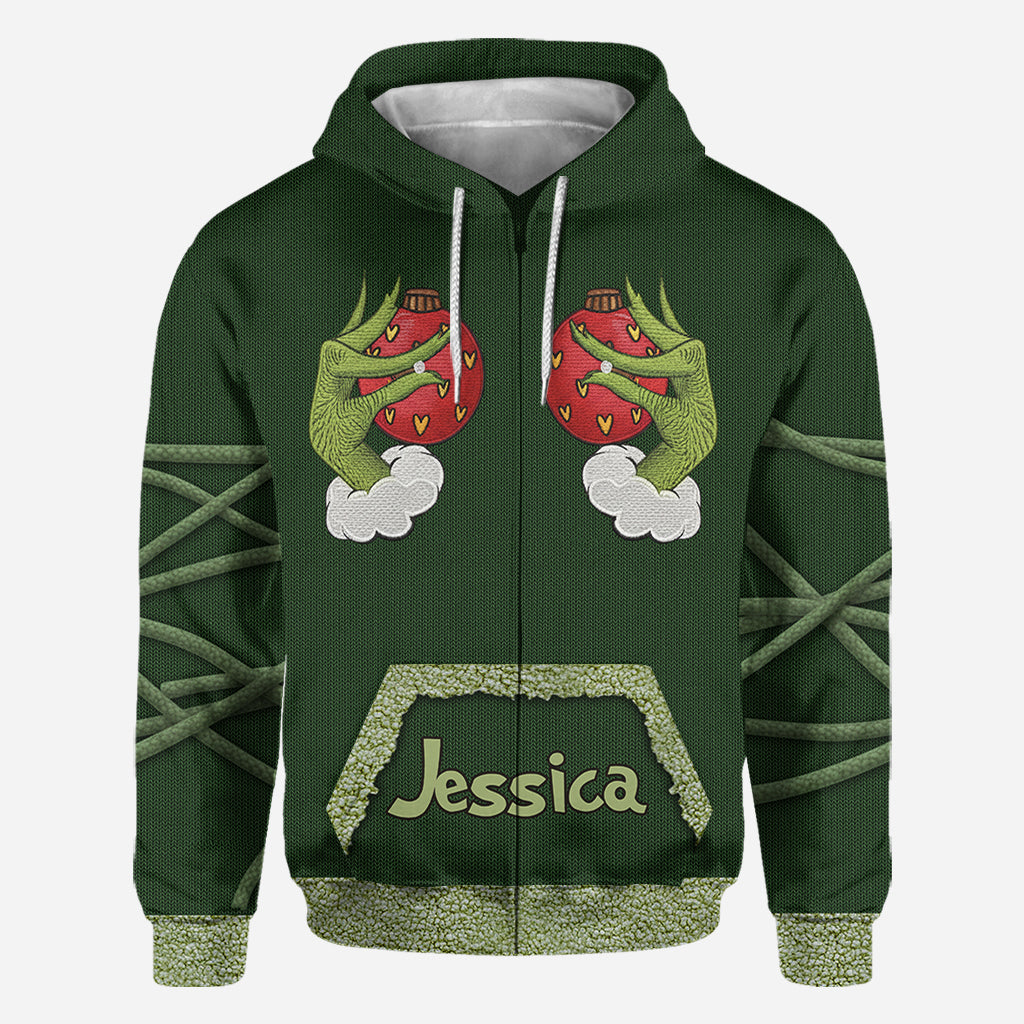 Grinchmas 2025 - Personalized Stole Christmas All Over Shirt