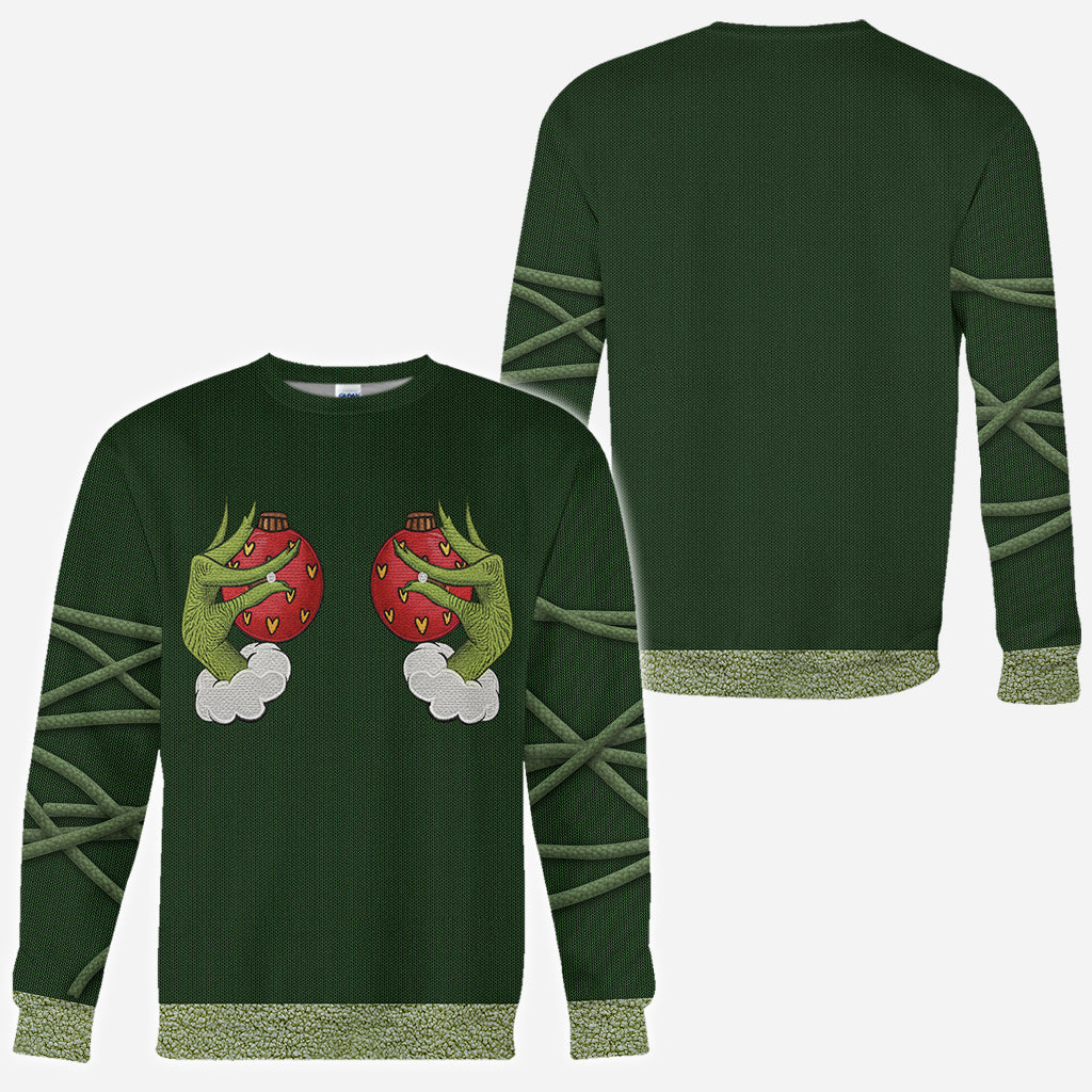 Grinchmas 2025 - Personalized Stole Christmas All Over Shirt