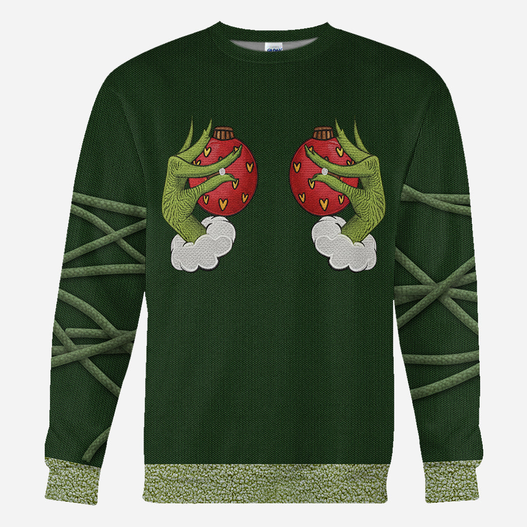 Grinchmas 2025 - Personalized Stole Christmas All Over Shirt