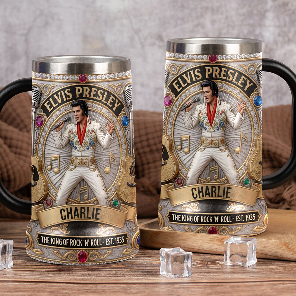 Burning Love - Personalized King of Rock and Roll Beer Stein