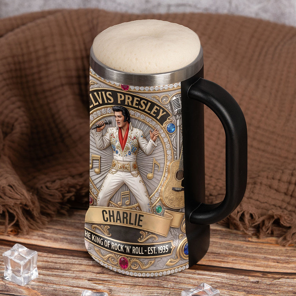 Burning Love - Personalized King of Rock and Roll Beer Stein