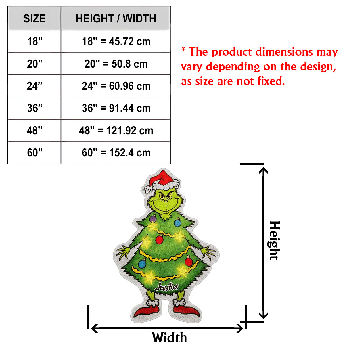 Merry Christmas - Personalized Stole Christmas Non-Slip Tufted Rug