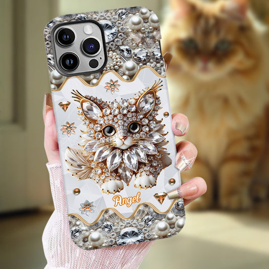 Coque de téléphone personnalisée avec motif chat persan « Love Persian Cat »