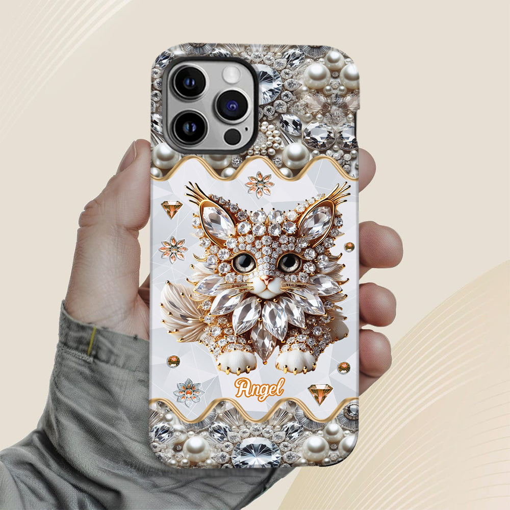 Coque de téléphone personnalisée avec motif chat persan « Love Persian Cat »